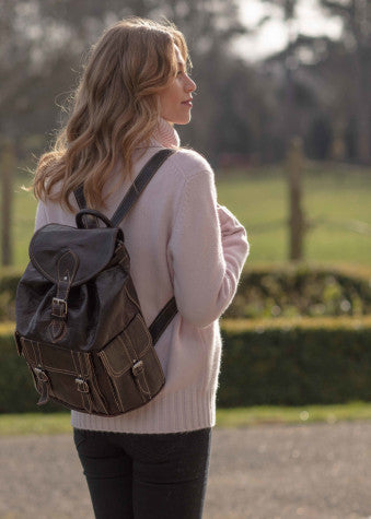 Large Leather Rucksack Berber Leather